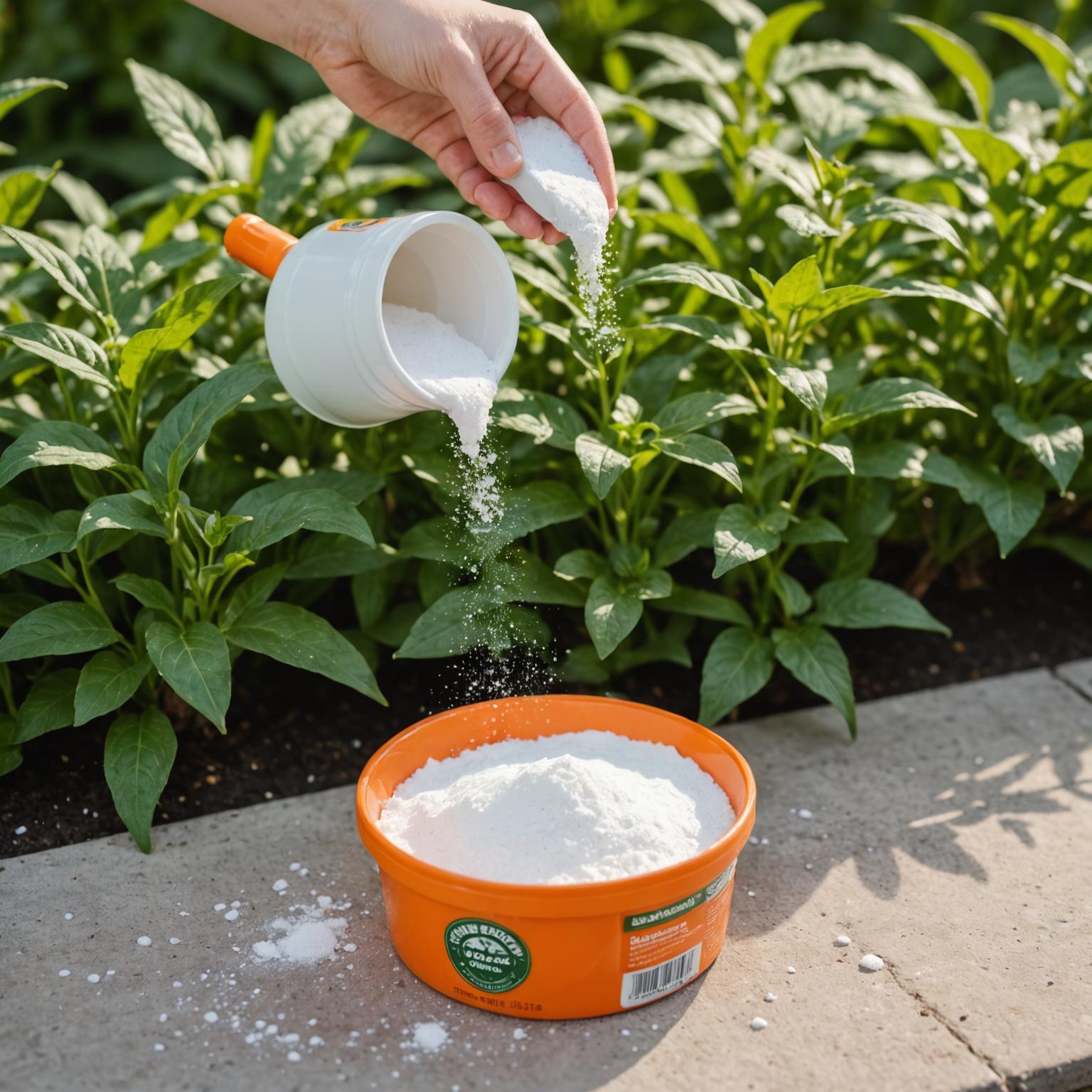 Baking soda weed killer