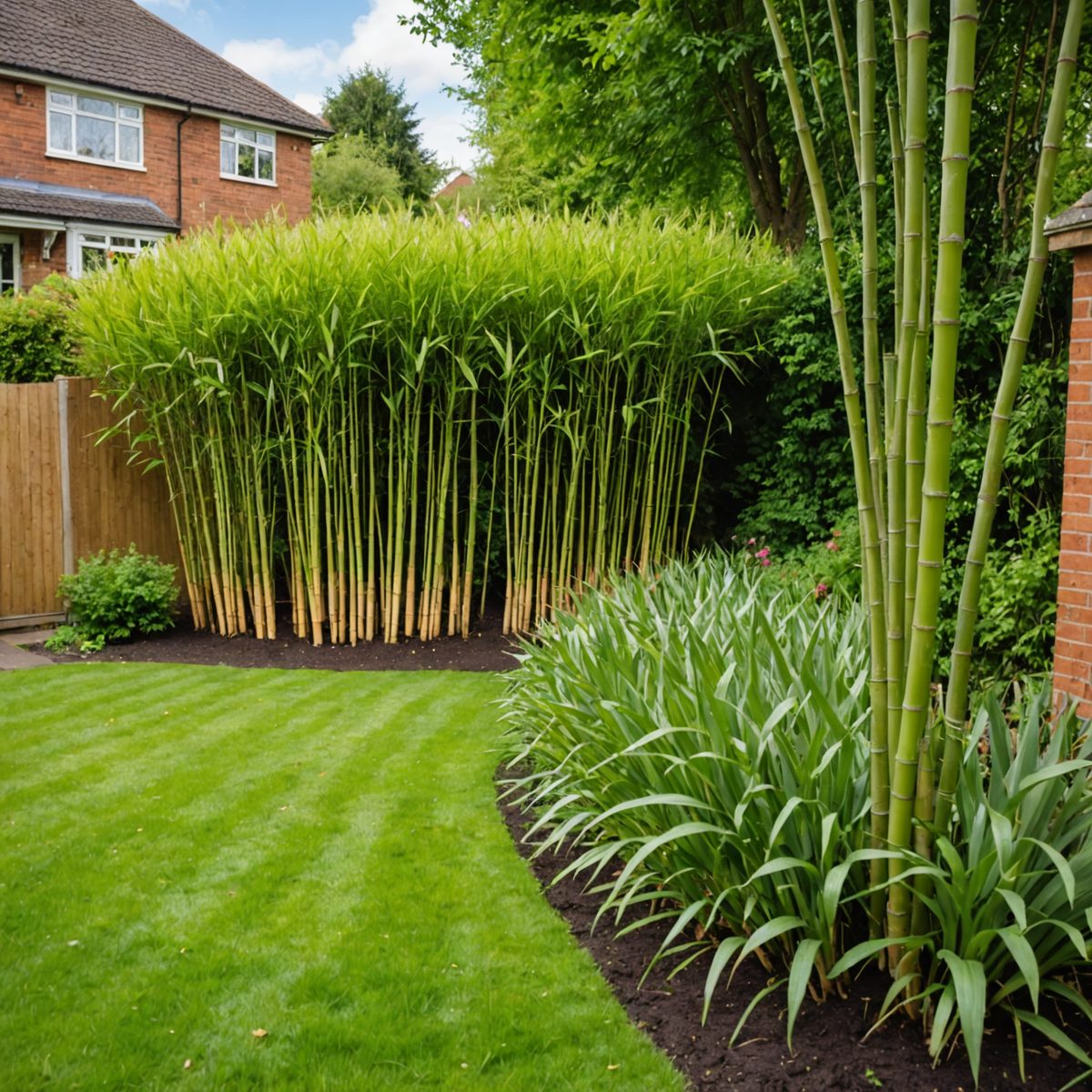 Bamboo invading garden areas
