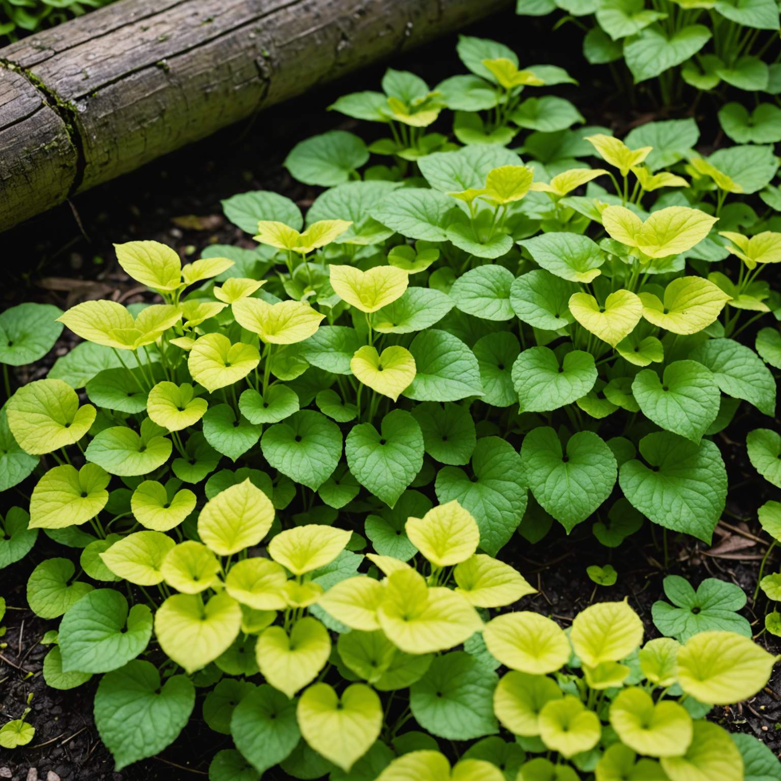 Creeping Jenny in damp shady area