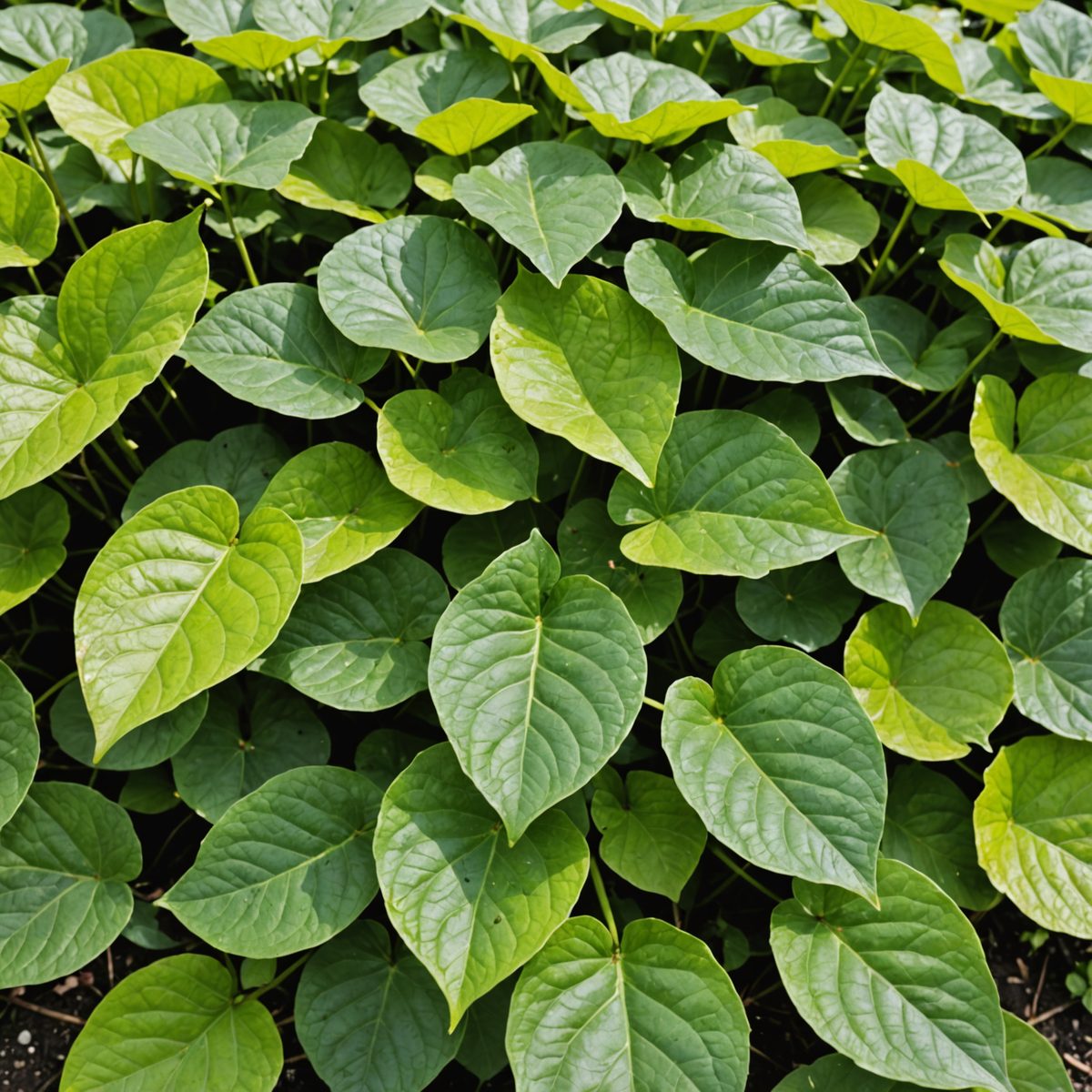 Dock leaves with bleach damage