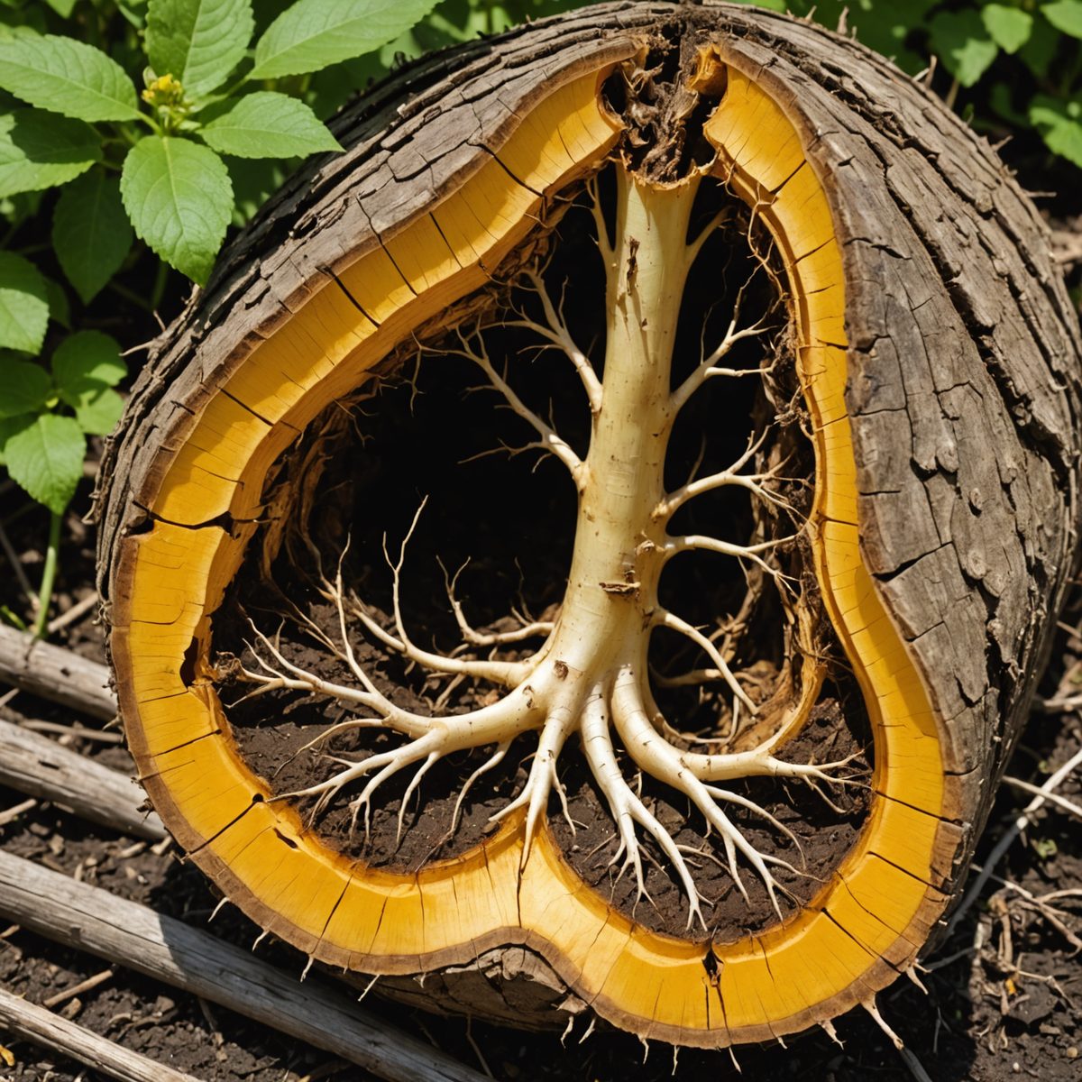 Dock taproot cross section