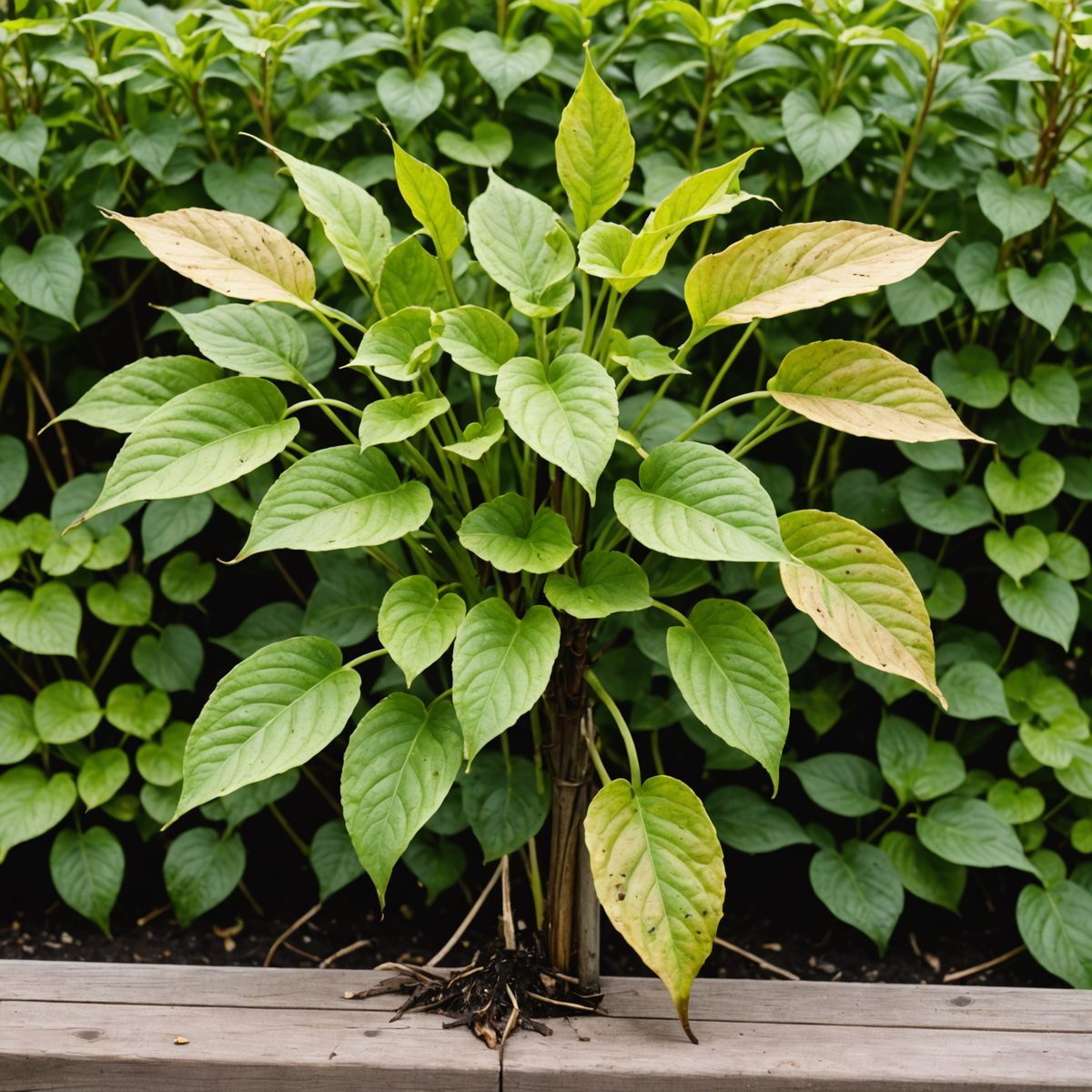 Dock with heat damage