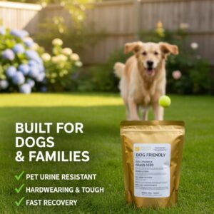 Dog Friendly Grass Seed | Hardwearing & Pet Urine Resistant