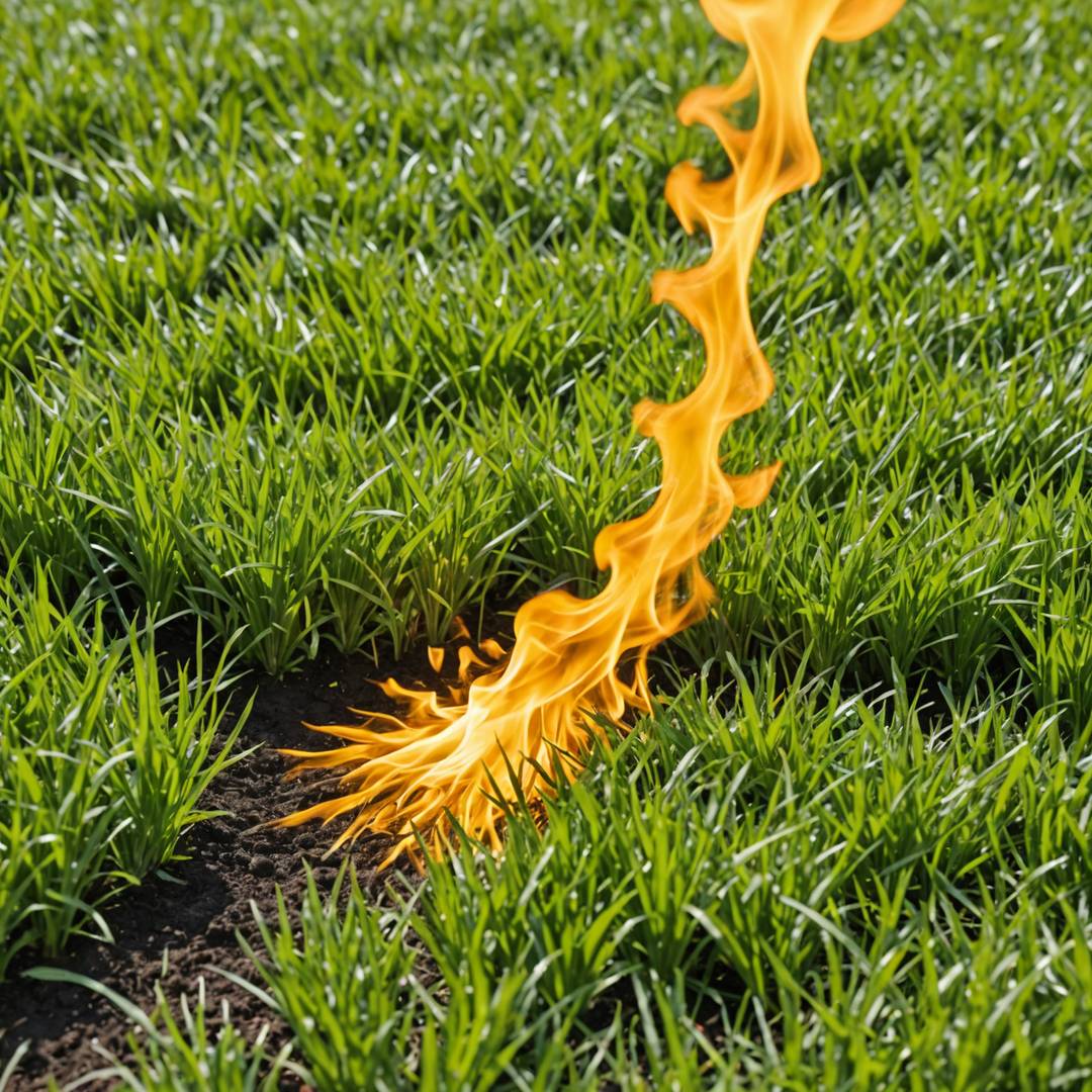 Fertiliser burn damage