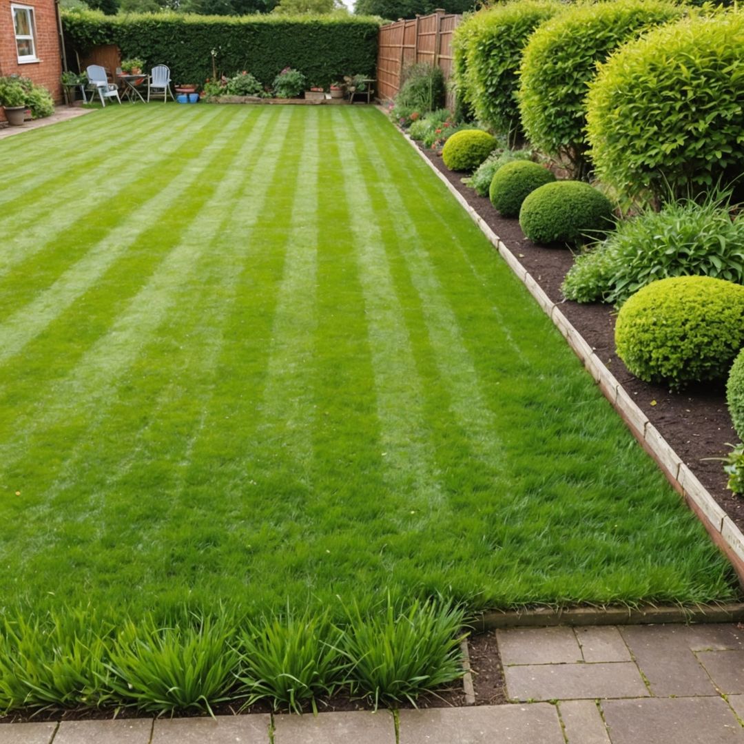 Scalped lawn cut too short