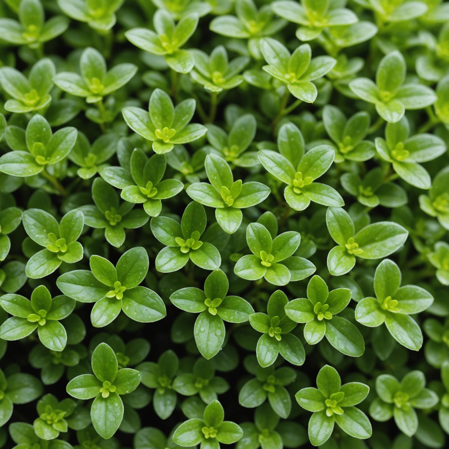 Mind your own business tiny leaves close up