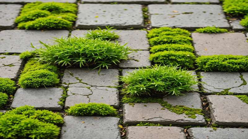 Moss regrowing on patio after failed treatment
