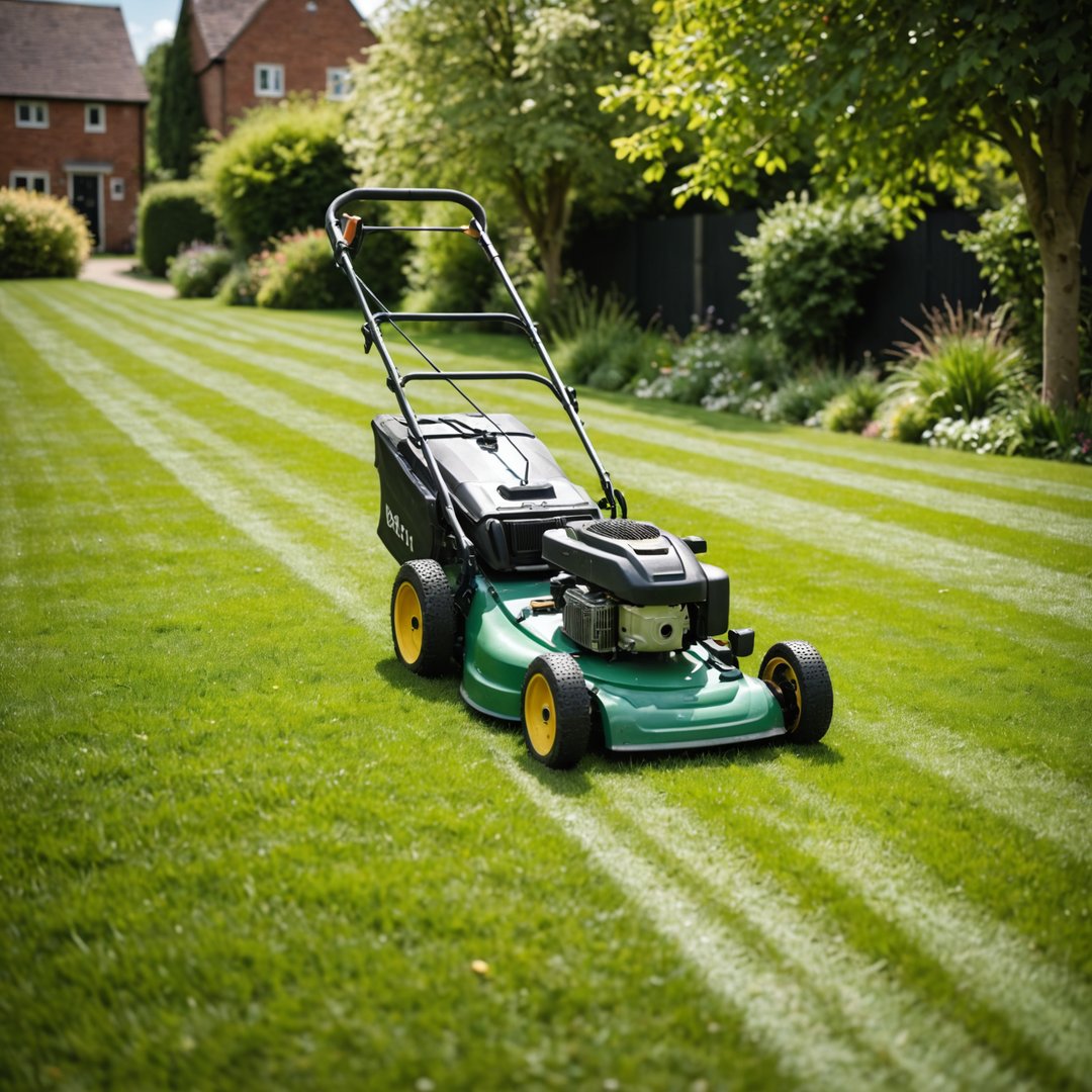 Perfect dry mowing conditions