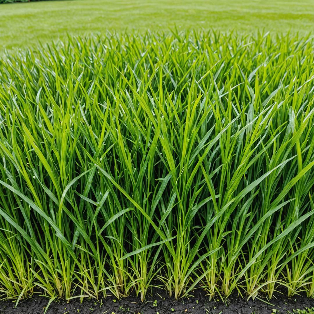 Uneven cut from mowing wet grass