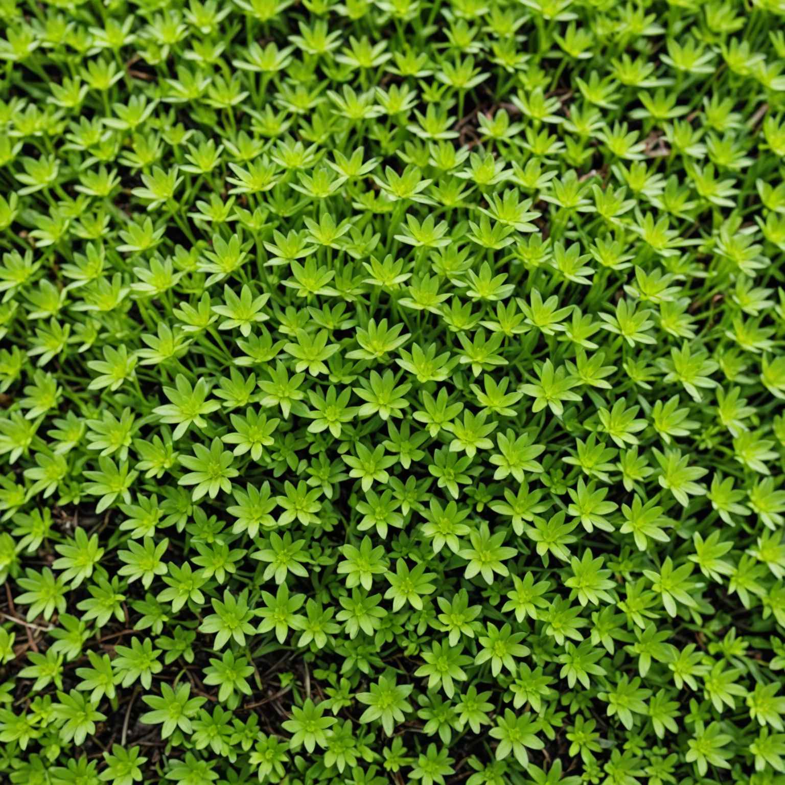 Pearlwort forming mat in lawn
