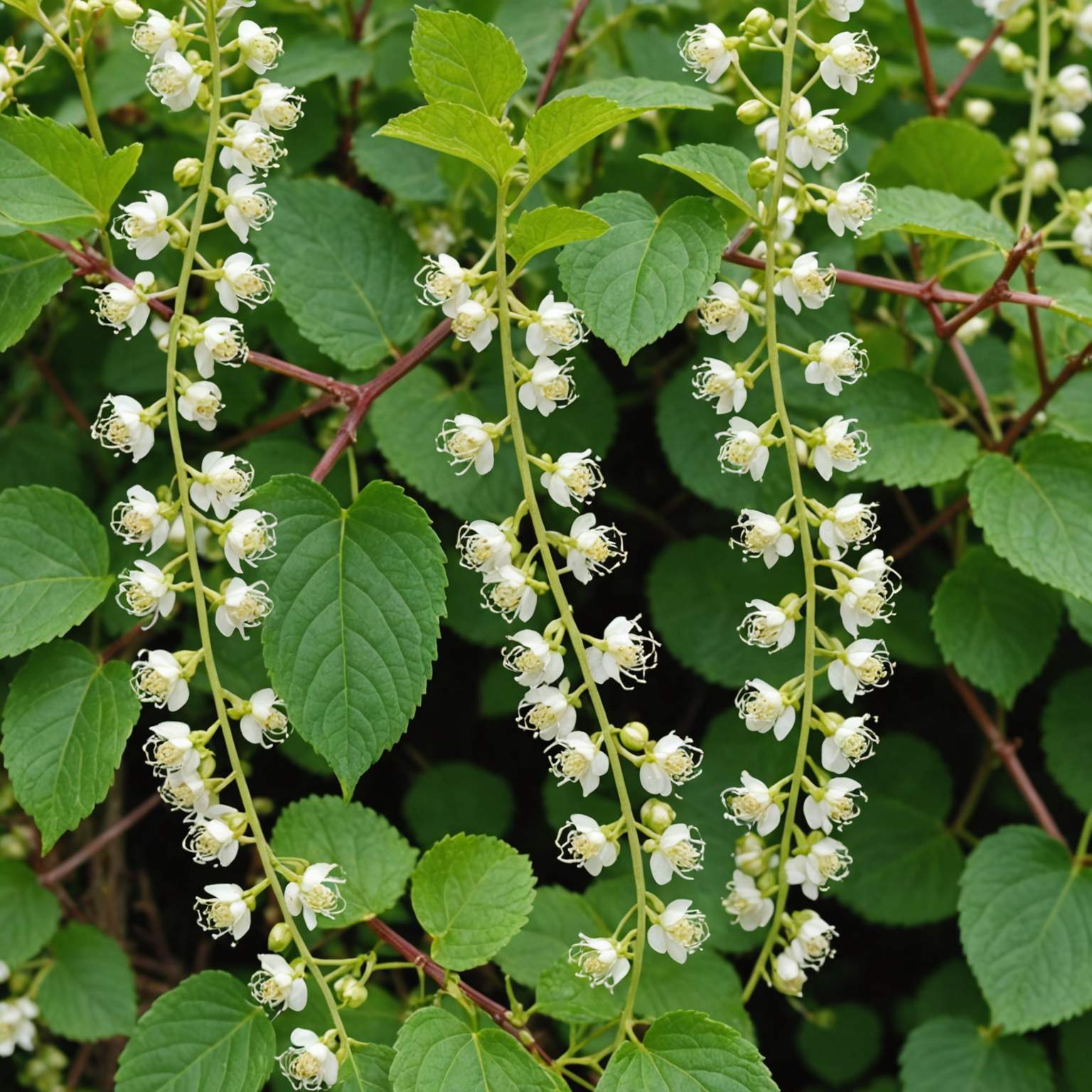 Russian vine white flowers