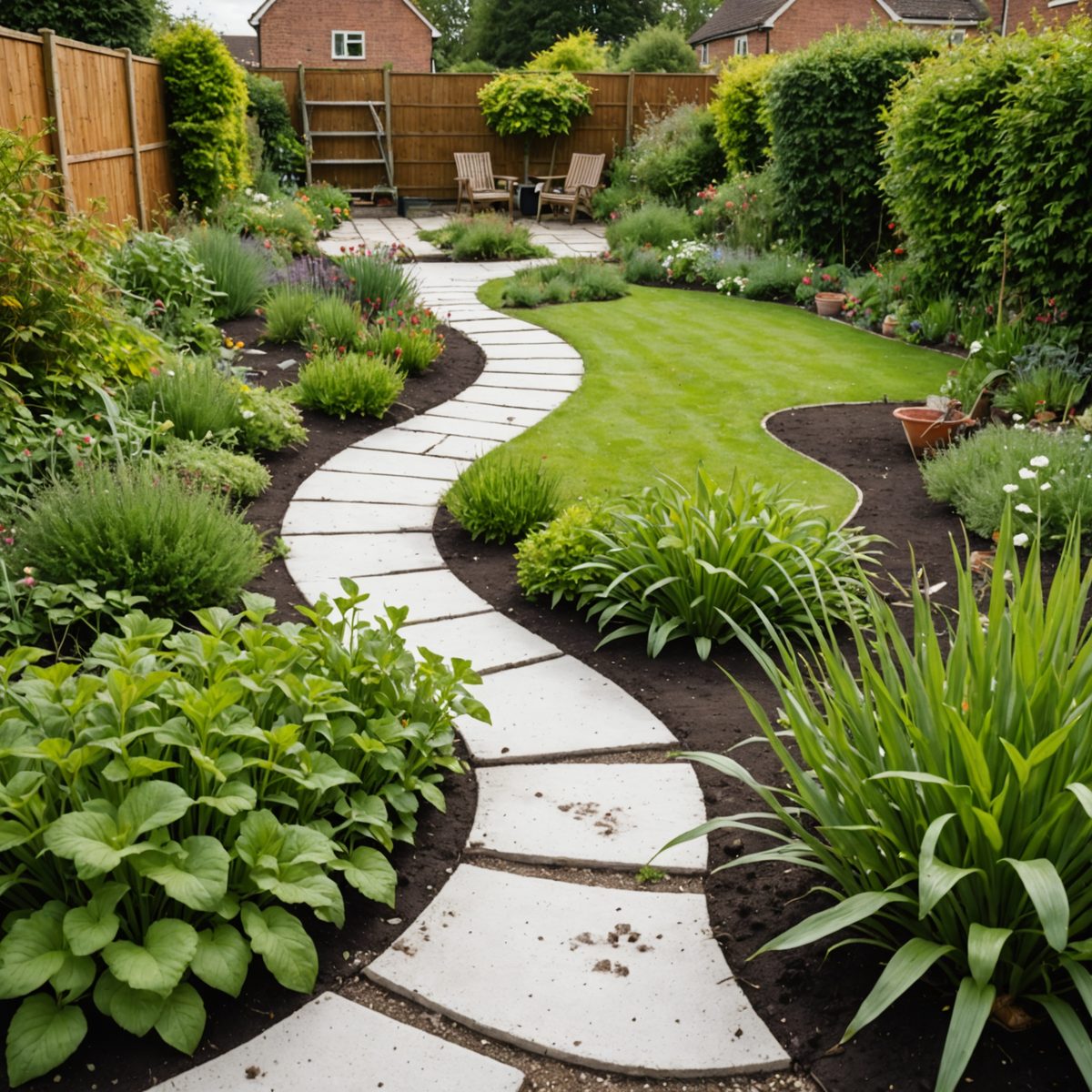 Salt contaminated garden soil