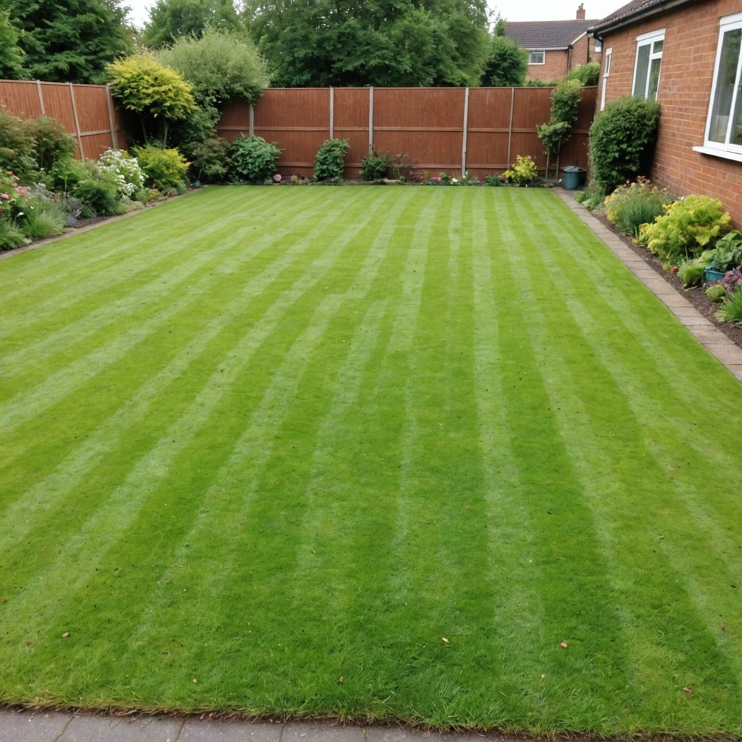 Lawn looking rough immediately after scarifying - this is normal