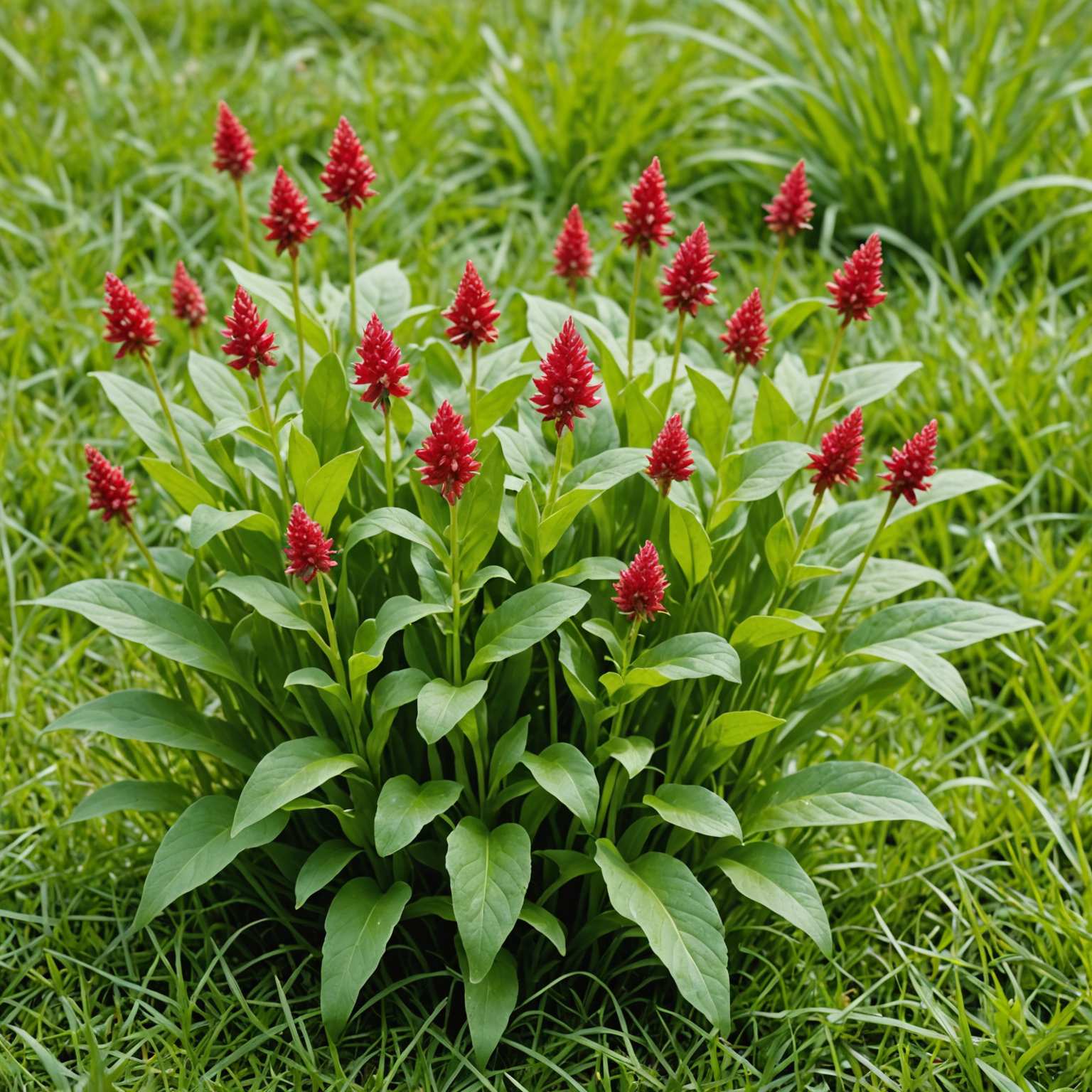 Sheep's sorrel growing in lawn