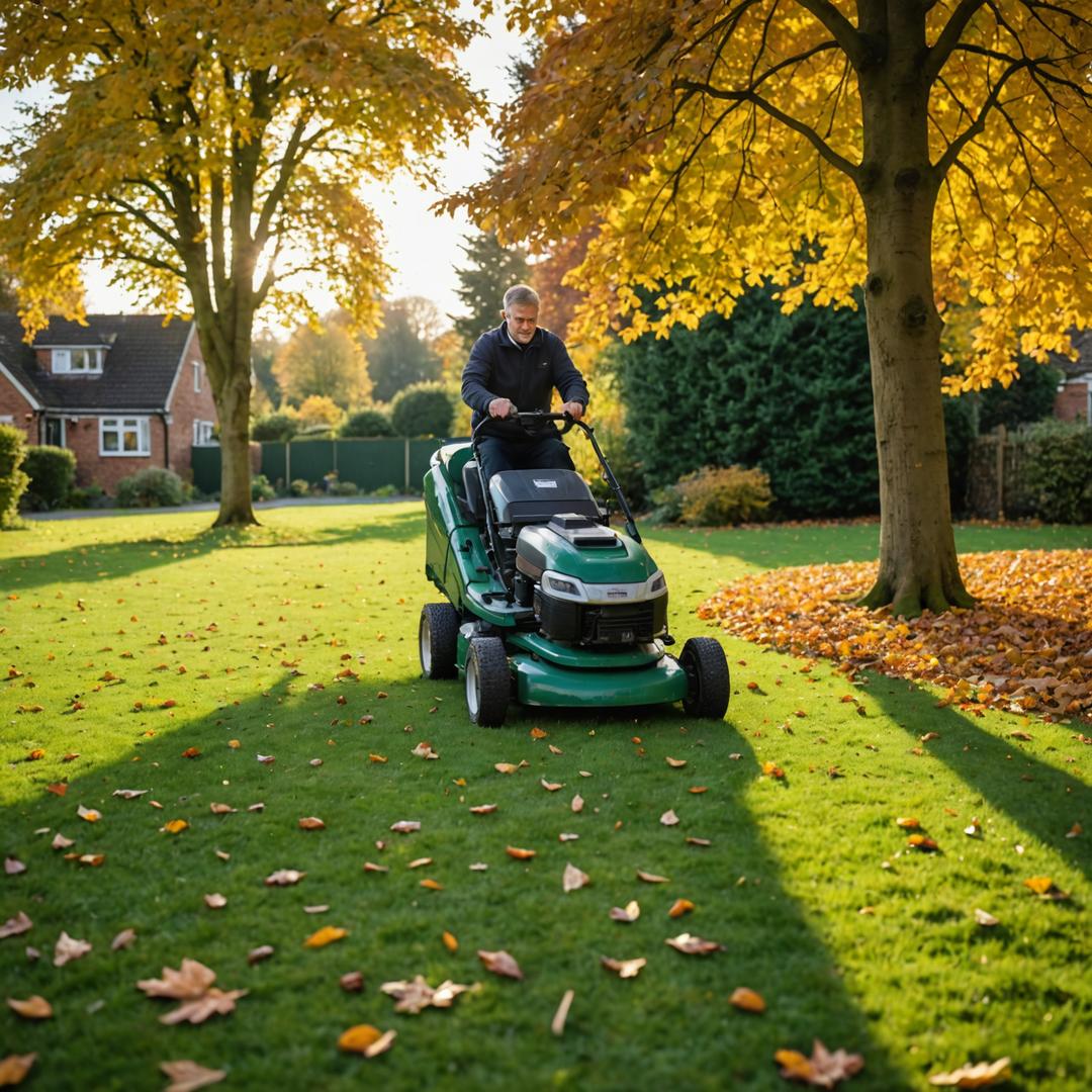 Final mow of the year in November