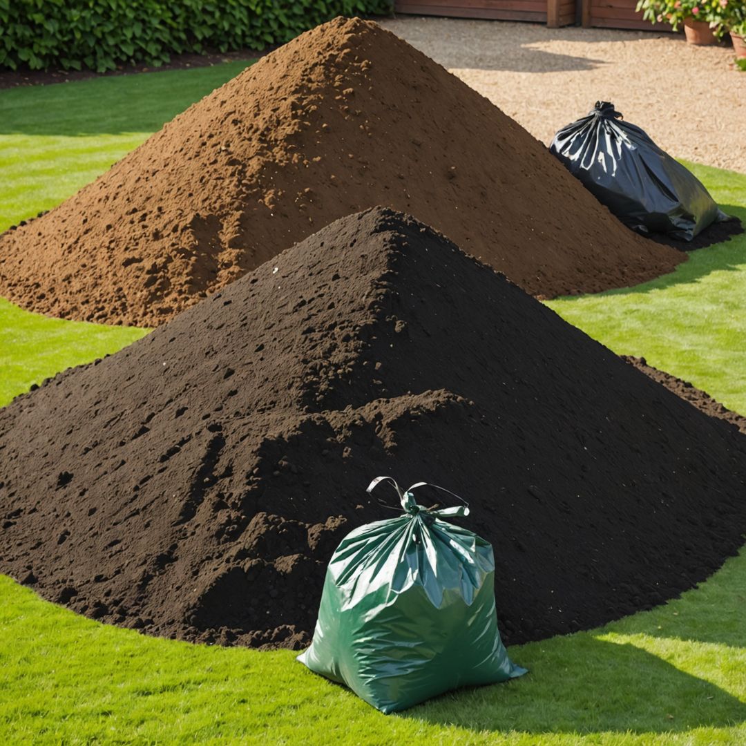 Lawn topdressing material