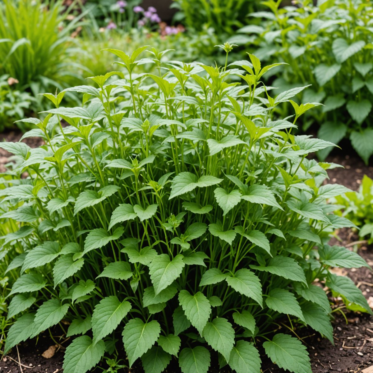 Healthy weeds unaffected by treatment